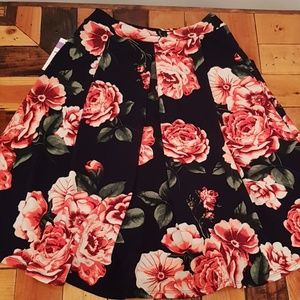 Floral Midi Skirt